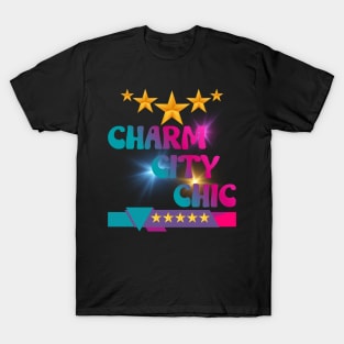 5 STAR CHARM CITY CHIC DESIGN T-Shirt